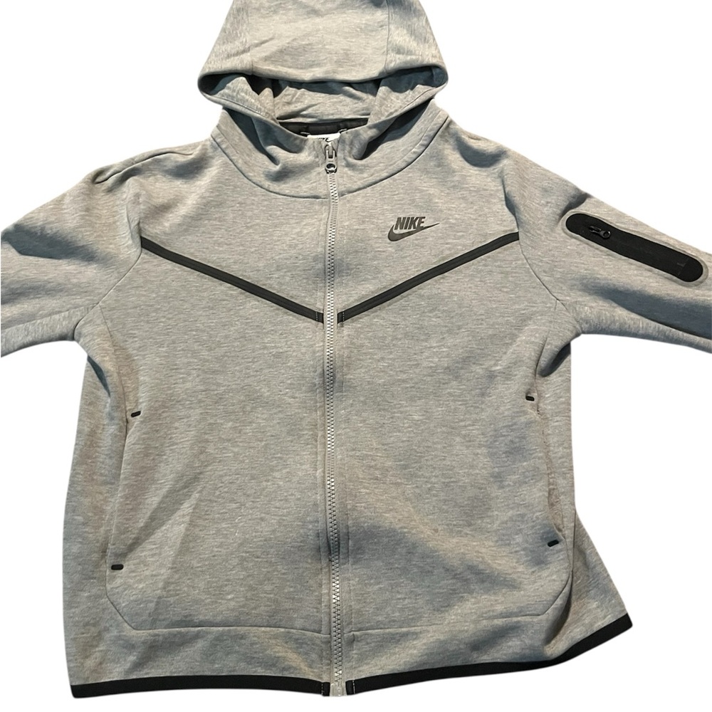 Nike Gray + Black Tech Fleece